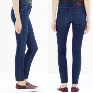 Madewell Jeans - Madewell Skinny Skinny Zip Jean Edgewater Wash Madewell Jeans - Madewell Skinny Skinny Zip Jean Edgewater Wash